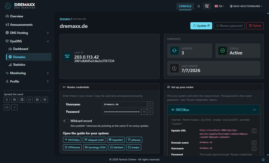 Domain-Details