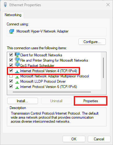 Enter DNS servers